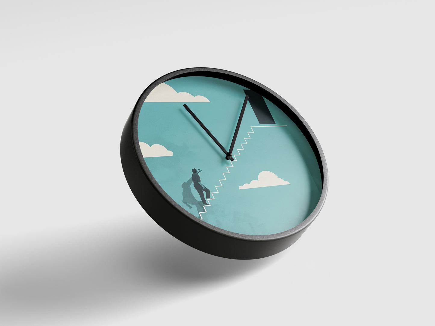 Truman Show Wall Clock – Inspirational Movie Art Decor