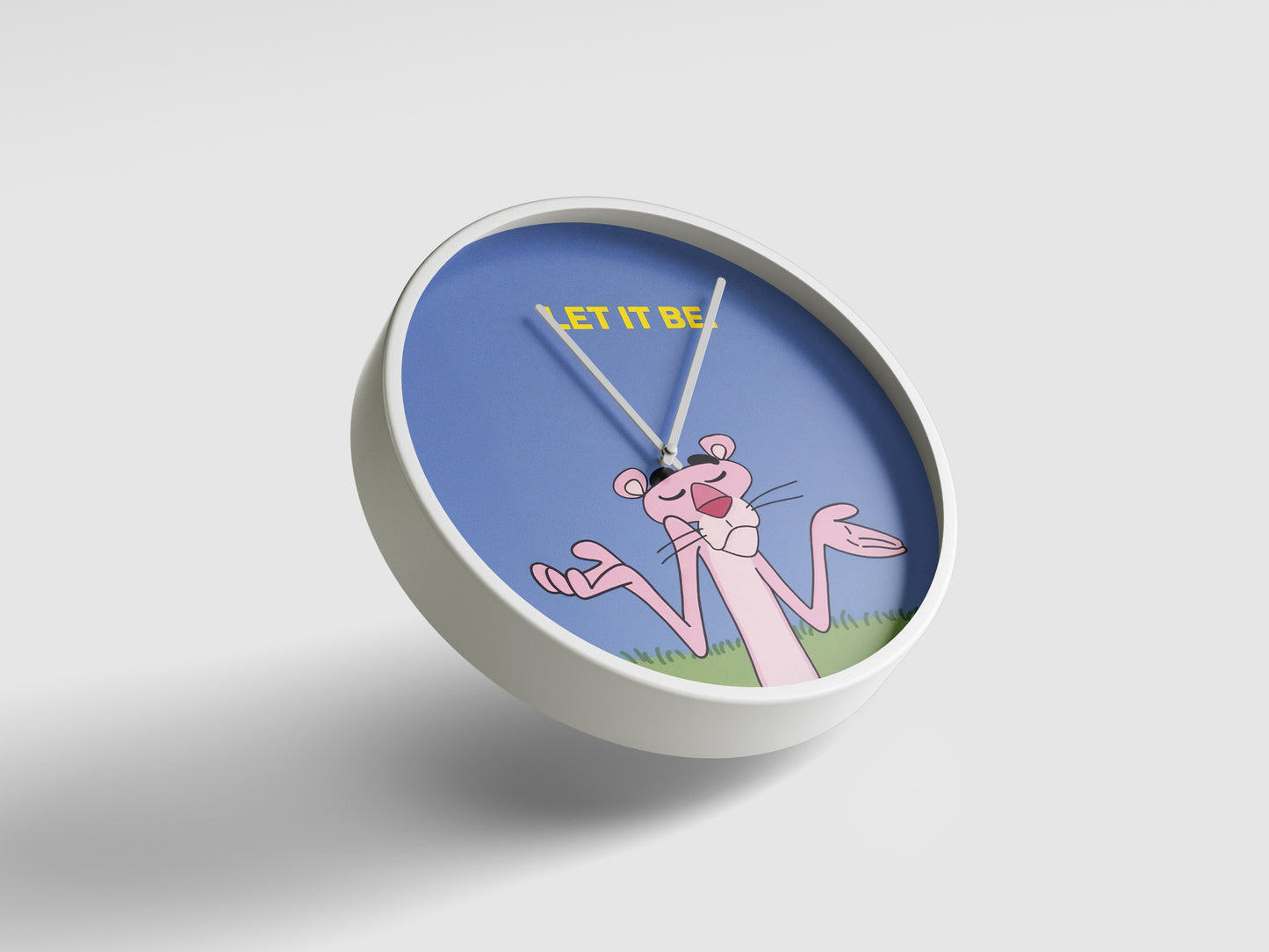 Pink Panther Let It Be Wall Clock – Retro Cartoon