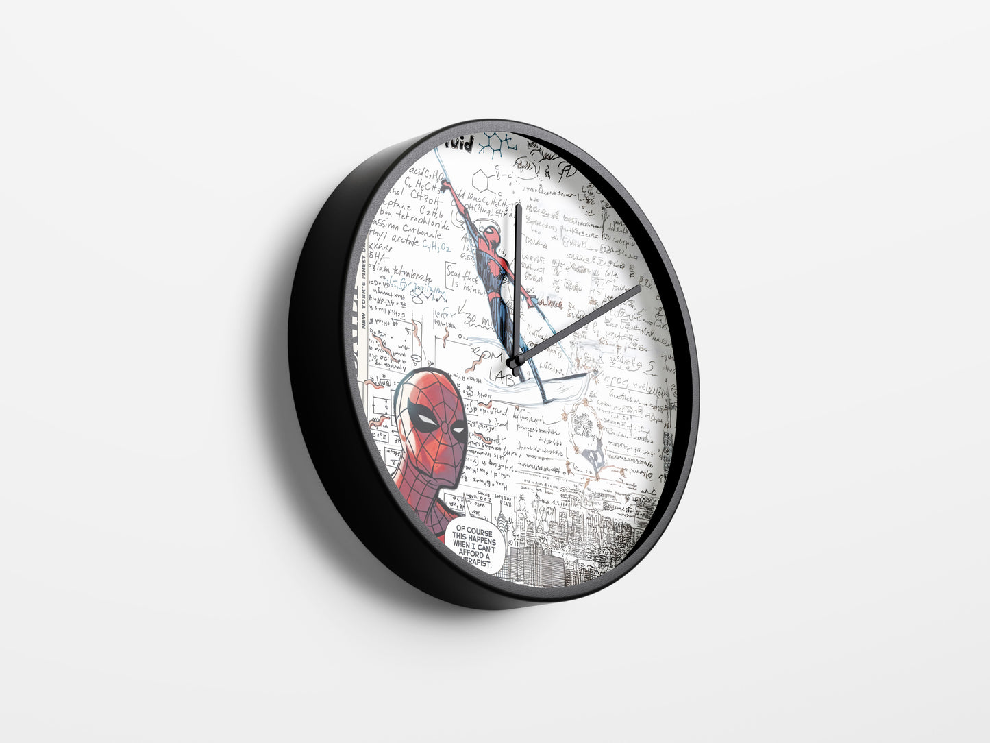 Spider-Man Daily Bugle Wall Clock – Vintage Comic News Decor