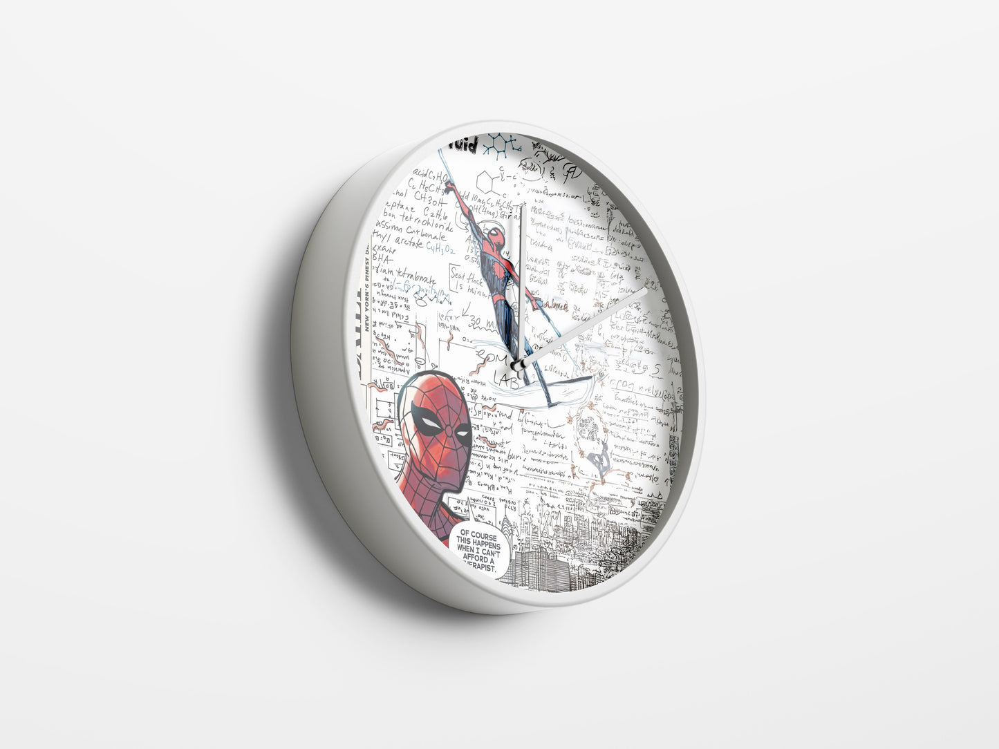 Spider-Man Daily Bugle Wall Clock – Vintage Comic News Decor