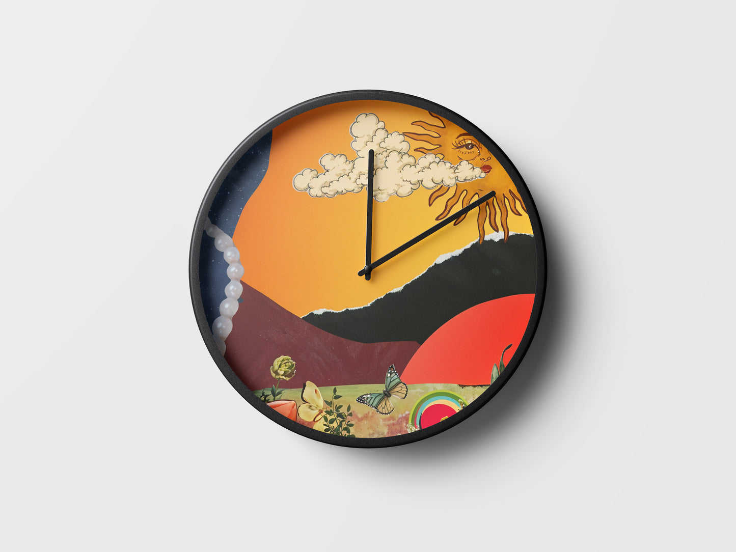 Sunlit Dreams Wall Clock – A Surreal Escape