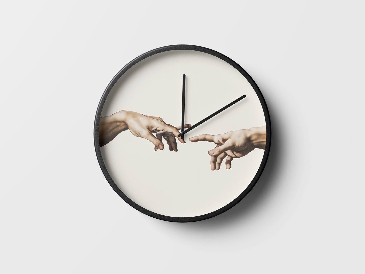 The Divine Touch Wall Clock – Timeless Art, Eternal Connection